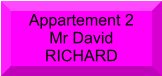 Appartement 2  Mr David RICHARD